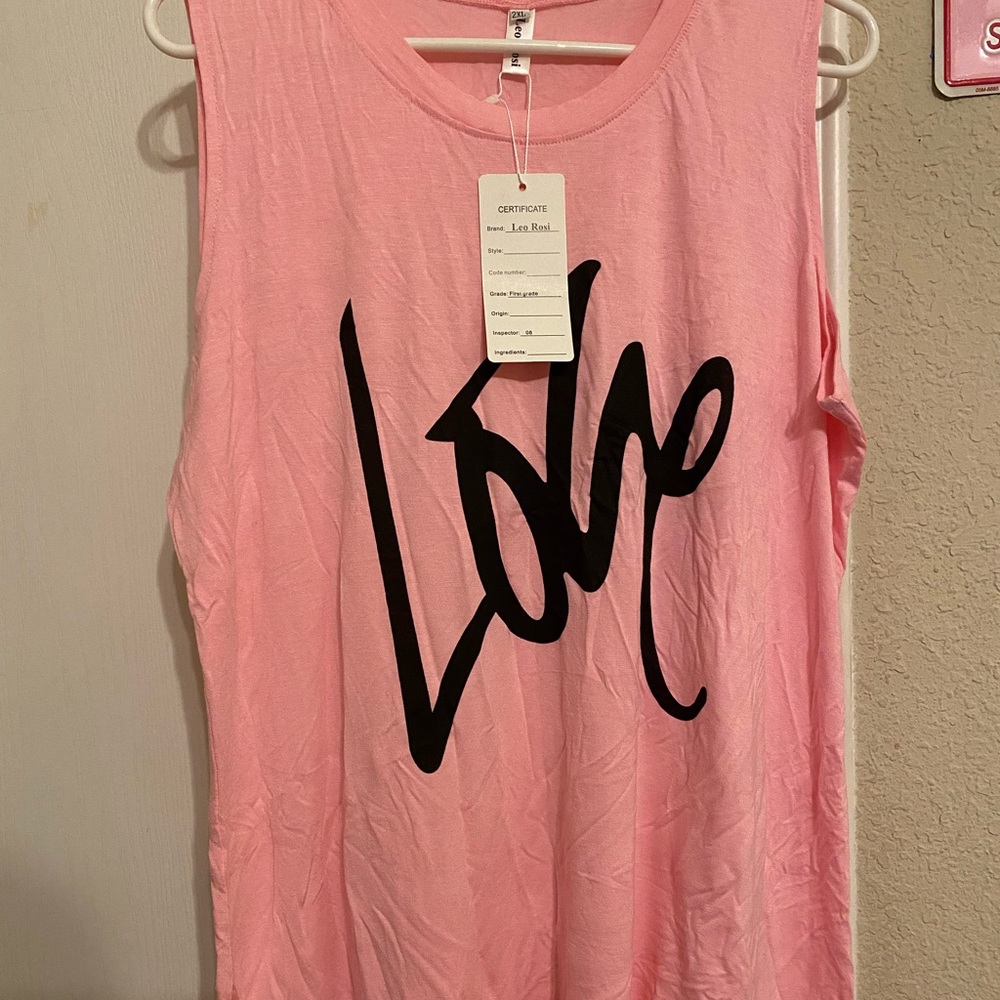 womens sleeveless shirt, 2XL